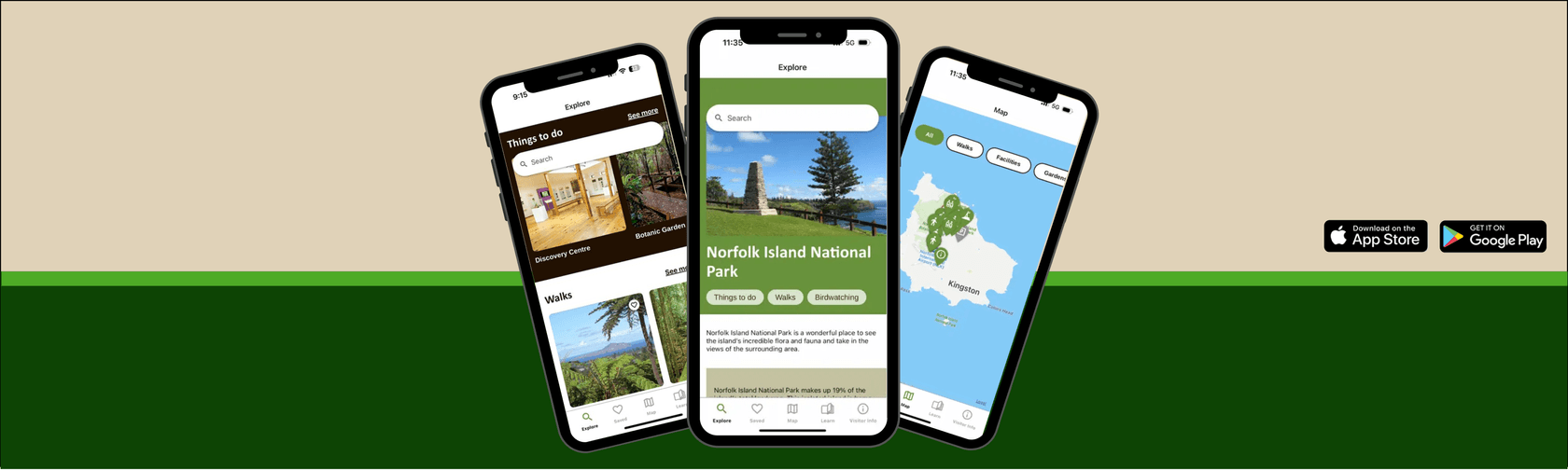 Download the official Norfolk Island National Park app